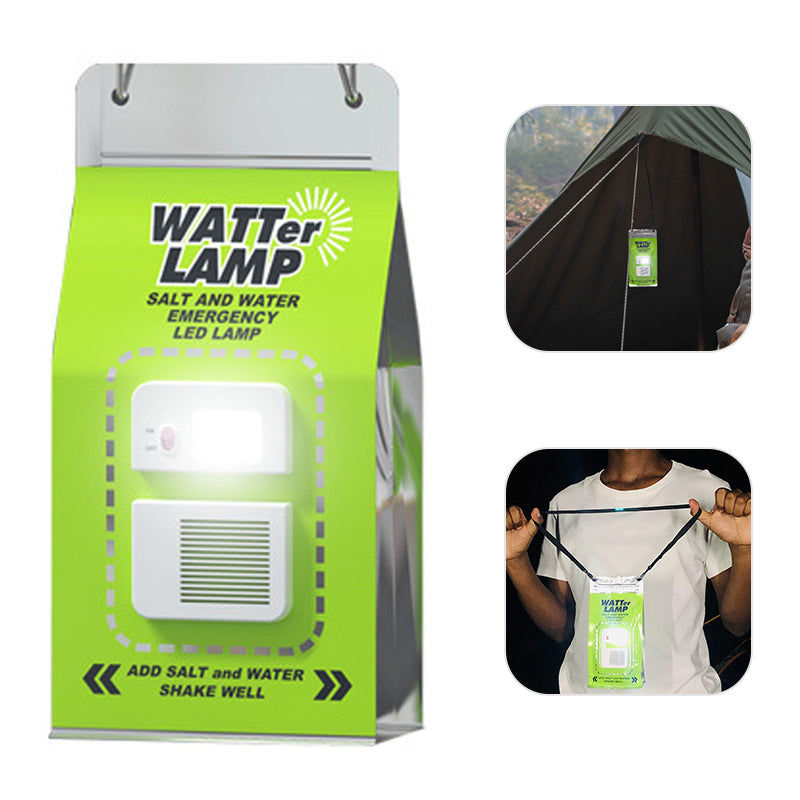 Outdoor Salt Water Lamp LED Emergency Camping Light for Camping Night Fishing Portable Energy Outdoor Salt Water Lamp LED Emergency Camping Light for Camping Night Fishing Portable Energy